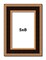 Photo Size Weathered Gold Picture Frame - UV Acrylic, Foam Board Backing, Hanging Hardware